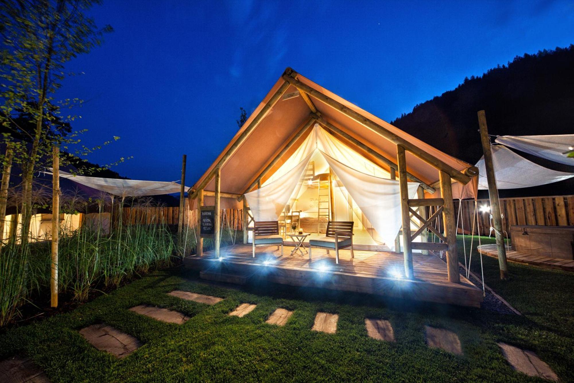 Charming Slovenia - Herbal Glamping Resort Ljubno Exterior photo