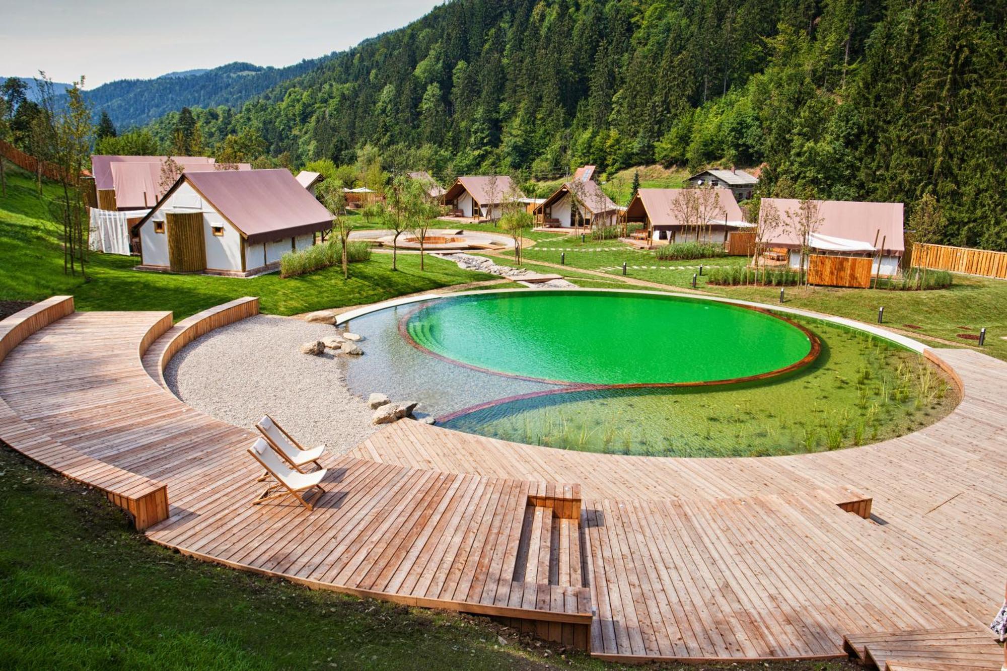 Charming Slovenia - Herbal Glamping Resort Ljubno Exterior photo